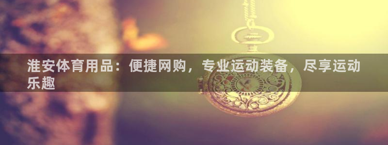 欧陆娱乐平台咋样啊赚钱：淮安体育用品：便捷网购，专业