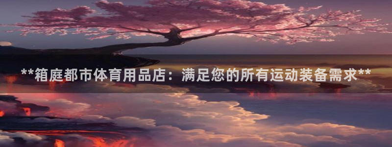 欧陆娱乐会员多少钱：**箱庭都市体育用品店：满足您的