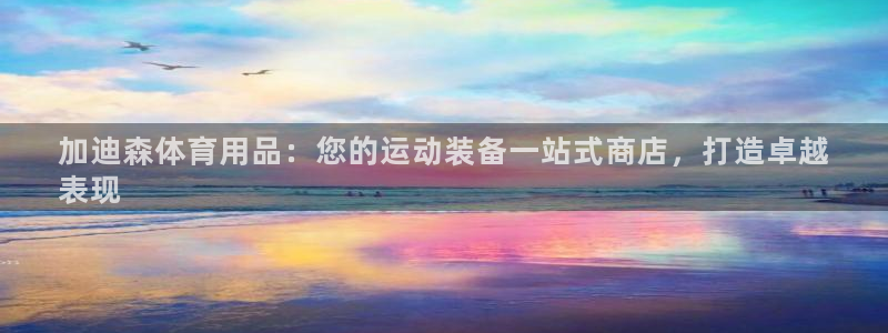 欧陆娱乐会员多少钱：加迪森体育用品：您的运动装备一站