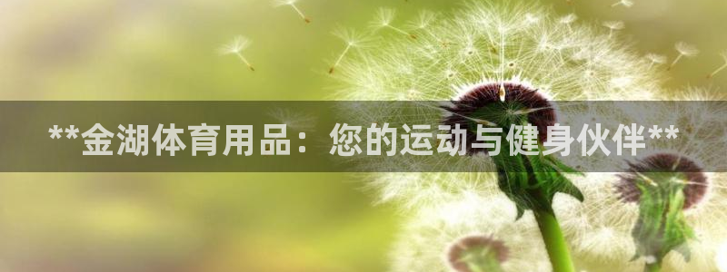 欧陆娱乐脚本：**金湖体育用品：您的运动与健身伙伴*