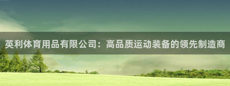 欧陆娱乐登录注册平台下载：英利体育用品有限公司：高品